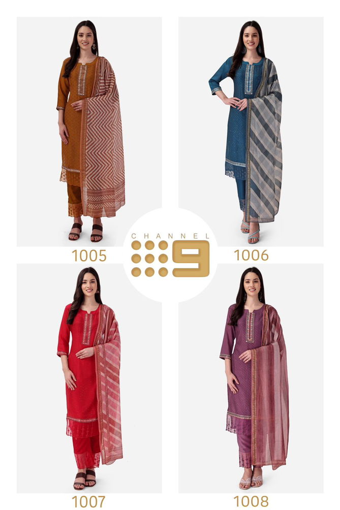 Channel 9 Series 1005SD To 1008SD Readymade Suits Catalog
